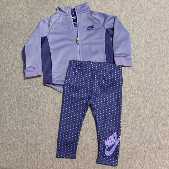 purple nike outfit